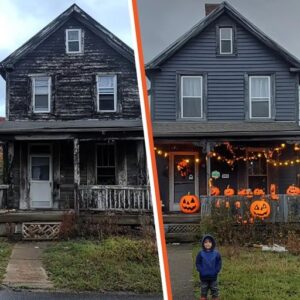 Boy Decorates the House of a Lonely Old Lady for Halloween to Convince Her That the Holiday Is Worth Celebrating